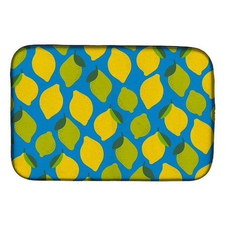 Carolines Treasures BB5150DDM Lemons & Limes Dish Drying Mat BB5150DDM